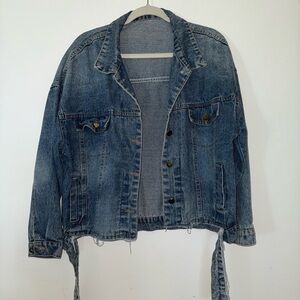 Distressed Denim Jacket